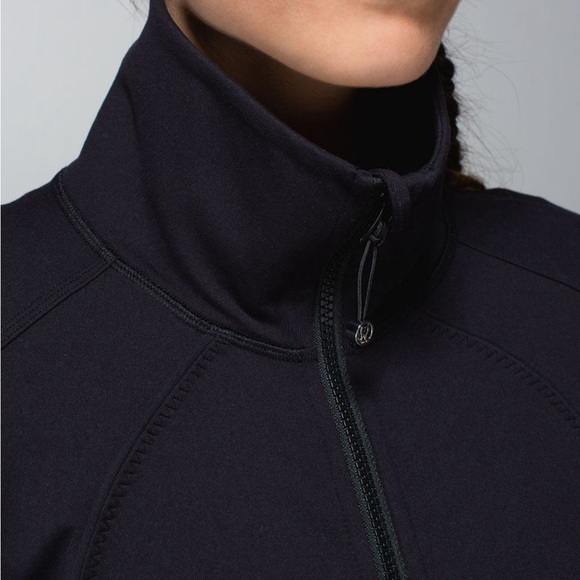 Lululemon Nice Asana Women's Black Jacket sz 8 - Picture 3 of 12